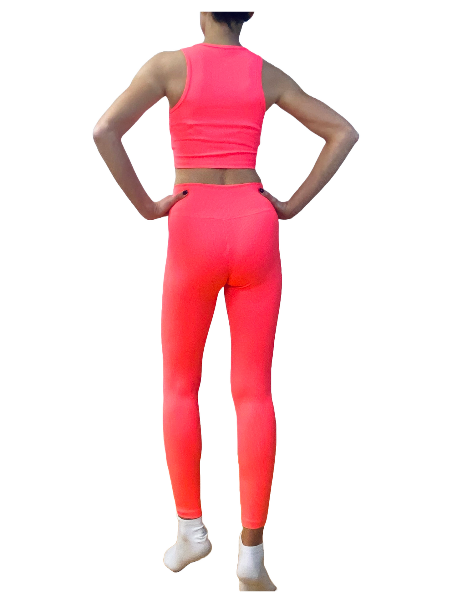 SS3 Pink (fuchsia) Sports Set Leggings and Sports Top